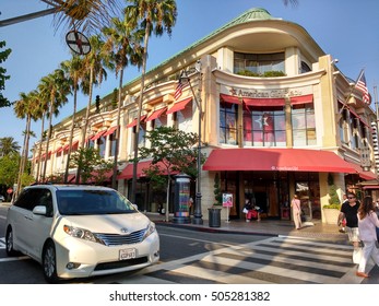 LOS ANGELES, OCT 1ST 2016: The American Girl Place Store, An Upscale Doll Boutique Focusing On Toys For Girls, At The Grove In Los Angeles. The Grove Is A Retail Complex Frequented By Celebrities.