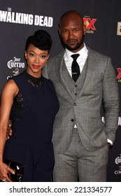 LOS ANGELES - OCT 2:  Sonequa Martin-Green, Kenric Green At The 