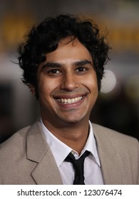 LOS ANGELES - OCT 20:  Kunal Nayyar Arriving To 