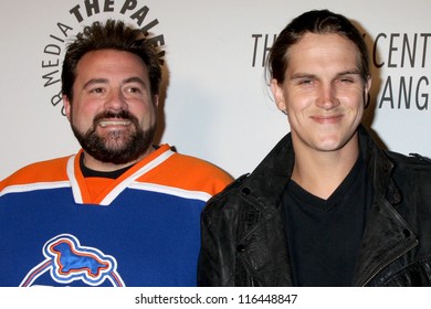 LOS ANGELES - OCT 22:  Kevin Smith, Jason Mewes Arrives At  The Paley Center For Media Annual Los Angeles Benefit At The Lot On October 22, 2012 In Los Angeles, CA