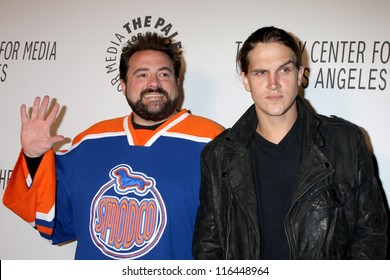 LOS ANGELES - OCT 22:  Kevin Smith, Jason Mewes Arrives At  The Paley Center For Media Annual Los Angeles Benefit At The Lot On October 22, 2012 In Los Angeles, CA