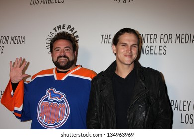 LOS ANGELES - OCT 22:  Kevin Smith, Jason Mewes Arrives At  The Paley Center For Media Annual Los Angeles Benefit At The Lot On October 22, 2012 In Los Angeles, CA