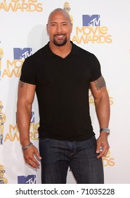 LOS ANGELES - OCT 23:  DWAYNE JOHNSON arrives to the 2010 MTV Movie Awards  on June 06,2011 in Los Angeles, CA