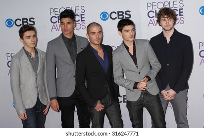 LOS ANGELES - OCT 4:  The Wanted Arrives At The 2013 Peoples Choice Awards  On January 9, 2013 In Los Angeles, CA             