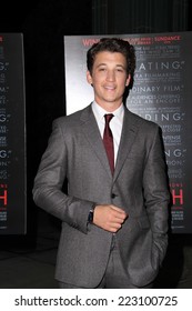 LOS ANGELES - OCT 6:  Miles Teller At The 