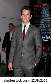 LOS ANGELES - OCT 6:  Miles Teller At The 