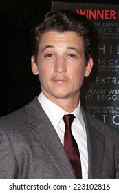 LOS ANGELES - OCT 6:  Miles Teller At The 