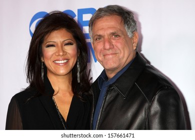 LOS ANGELES - OCT 8:  Julie Chen, Les Moonves At The CBS Daytime After Dark Event At Comedy Store On October 8, 2013 In West Hollywood, CA