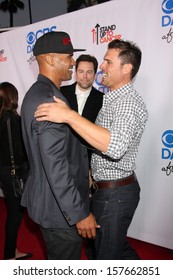 LOS ANGELES - OCT 8:  Shemar Moore, Joshua Morrow At The CBS Daytime After Dark Event At Comedy Store On October 8, 2013 In West Hollywood, CA