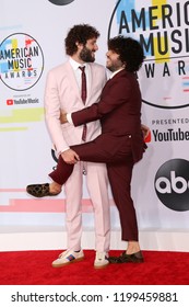 LOS ANGELES - OCT 9:  Benny Blanco, Lil Dicky At The 2018 American Music Awards At The Microsoft Theater On October 9, 2018 In Los Angeles, CA