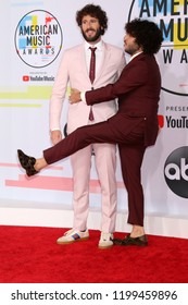 LOS ANGELES - OCT 9:  Benny Blanco, Lil Dicky At The 2018 American Music Awards At The Microsoft Theater On October 9, 2018 In Los Angeles, CA