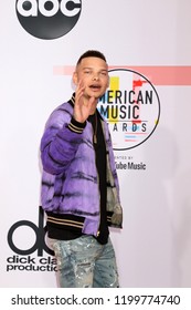 LOS ANGELES - OCT 9:  Kane Brown At The 2018 American Music Awards At The Microsoft Theater On October 9, 2018 In Los Angeles, CA