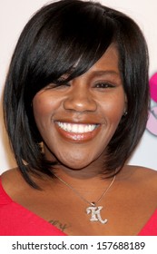 LOS ANGELES - OCT 9:  Kelly Price At The Hollywood In Bright Pink At Bagatelle LA On October 9, 2013 In West Hollywood, CA