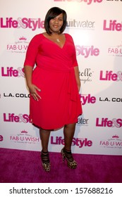 LOS ANGELES - OCT 9:  Kelly Price At The Hollywood In Bright Pink At Bagatelle LA On October 9, 2013 In West Hollywood, CA