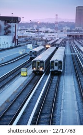 Los Angeles Railroad Train Station, View From Above