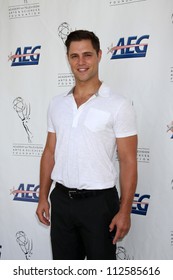 LOS ANGELES - SEP 10:  Sam Page Arrives At The 13TH PRIMETIME EMMY CELEBRITY TEE-OFF At Oakmont Country Club On September 10, 2012 In Glendale, CA