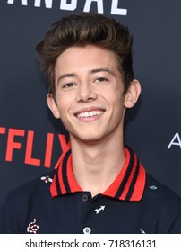 LOS ANGELES - SEP 14:  Griffin Gluck Arrives For The Netflix Premiere Of 