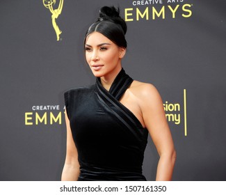 LOS ANGELES - SEP 14:  Kim Kardashian West at the 2019 Primetime Emmy Creative Arts Awards at the Microsoft Theater on September 14, 2019 in Los Angeles, CA
