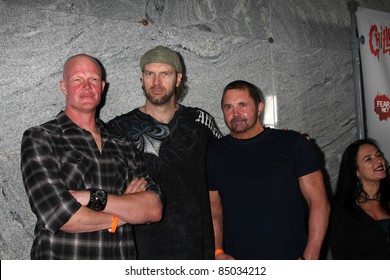 LOS ANGELES - SEP 15:  Derek Mears, Tyler Mane, Kane Hodder Arrives At The 