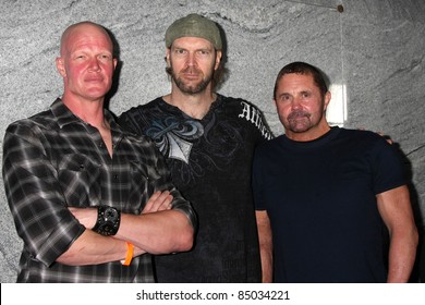 LOS ANGELES - SEP 15:  Derek Mears, Tyler Mane, Kane Hodder Arrives At The 