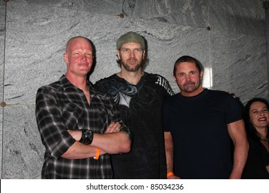 LOS ANGELES - SEP 15:  Derek Mears, Tyler Mane, Kane Hodder Arrives At The 