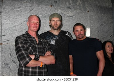 LOS ANGELES - SEP 15:  Derek Mears, Tyler Mane, Kane Hodder Arrives At The 