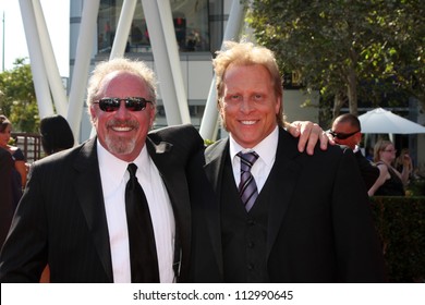 LOS ANGELES - SEP 15:  Thom Beers, Sig Hansen Arrives At The  Primetime Creative Emmys 2012 At Nokia Theater On September 15, 2012 In Los Angeles, CA