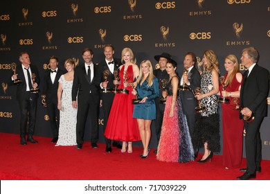 LOS ANGELES - SEP 17:  Big Little Lies_Cast_Producers at the 69th Primetime Emmy Awards - Press Room at the JW Marriott Gold Ballroom on September 17, 2017 in Los Angeles, CA
