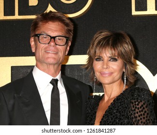 LOS ANGELES - SEP 17:  Harry Hamlin, Lisa Rinna at the HBO Emmy After Party - 2018 at the Pacific Design Center on September 17, 2018 in West Hollywood, CA