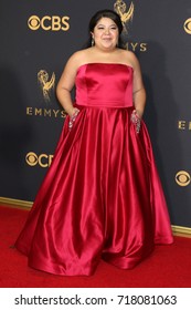 LOS ANGELES - SEP 17:  Raini Rodriguez At The 69th Primetime Emmy Awards - Arrivals At The Microsoft Theater On September 17, 2017 In Los Angeles, CA