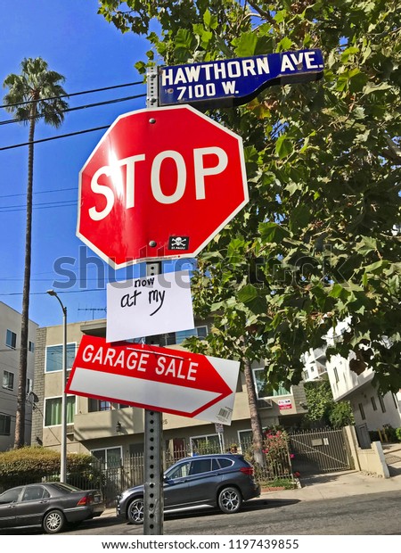 Los Angeles Sep 20 2018 Colorful Royalty Free Stock Image