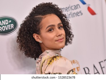 LOS ANGELES - SEP 21:  Nathalie Emmanuel Arrives To The BAFTA Los Angeles And BBC America TV Tea Party  On September 21, 2019 In Hollywood, CA