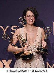 LOS ANGELES - SEP 22:  Phoebe Waller-Bridge at the Emmy Awards 2019: PRESS ROOM at the Microsoft Theater on September 22, 2019 in Los Angeles, CA