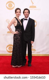 LOS ANGELES - SEP 22:  Simon Helberg At The 65th Emmy Awards - Arrivals At Nokia Theater On September 22, 2013 In Los Angeles, CA