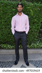 LOS ANGELES - SEP 25:  Alfred Enoch Arrives To The The Rape Foundation Annual Brunch On September 25, 2016 In Hollywood, CA                