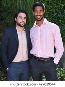 LOS ANGELES - SEP 25:  Jack Falahee And Alfred Enoch Arrives To The The Rape Foundation Annual Brunch On September 25, 2016 In Hollywood, CA                