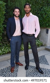 LOS ANGELES - SEP 25:  Jack Falahee And Alfred Enoch Arrives To The The Rape Foundation Annual Brunch On September 25, 2016 In Hollywood, CA                