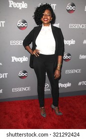 LOS ANGELES - SEP 26:  Jerrika Hinton At The TGIT 2015 Premiere Event Red Carpet At The Gracias Madre On September 26, 2015 In Los Angeles, CA