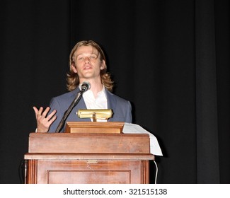 LOS ANGELES - SEP 26:  Lucas Till At The Catalina Film Festival Saturday Gala At The Avalon Theater On September 26, 2015 In Avalon, CA