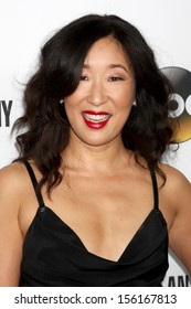 LOS ANGELES - SEP 28:  Sandra Oh At The Grey's Anatomy 200th Show Party At The Colony On September 28, 2013 In Los Angeles, CA