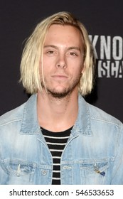 LOS ANGELES - SEP 30:  Riker Lynch At The 2016 Knott's Scary Farm At Knott's Berry Farm On September 30, 2016 In Buena Park, CA