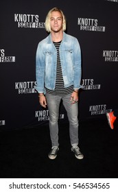 LOS ANGELES - SEP 30:  Riker Lynch At The 2016 Knott's Scary Farm At Knott's Berry Farm On September 30, 2016 In Buena Park, CA