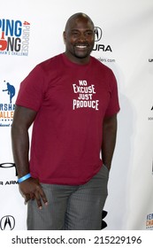 LOS ANGELES - SEP 4:  Marcellus Wiley At The Ping Pong 4 Purpose Charity Event At Dodger Stadium On September 4, 2014 In Los Angeles, CA