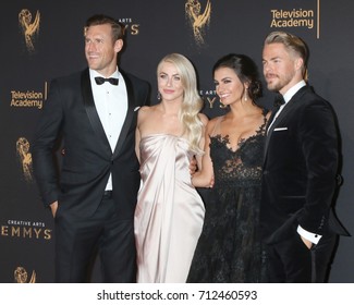 LOS ANGELES - SEP 9:  Brooks Laich, Julianne Hough, Hayley Erbert, Derek Hough At The 2017 Creative Emmy Awards At The Microsoft Theater On September 9, 2017 In Los Angeles, CA