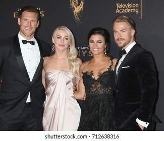 LOS ANGELES - SEP 9:  Brooks Laich, Julianne Hough, Hayley Erbert, Derek Hough At The 2017 Creative Emmy Awards At The Microsoft Theater On September 9, 2017 In Los Angeles, CA