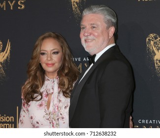 LOS ANGELES - SEP 9:  Leah Remini, Mike Rinder At The 2017 Creative Emmy Awards At The Microsoft Theater On September 9, 2017 In Los Angeles, CA