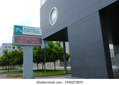 LOS ANGELES - SEPT 2, 2018: The Ramon C. Cortines School Of Visual And Performing Arts Is A Magnet, Public High School In The Los Angeles Unified School District.