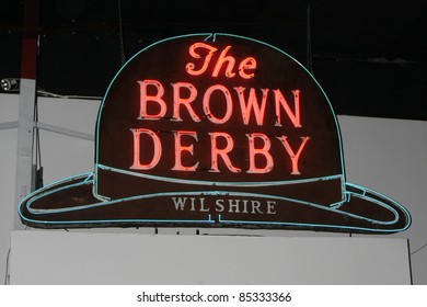 LOS ANGELES - SEPT 22:  Brown Derby Logo  At The After-party For  