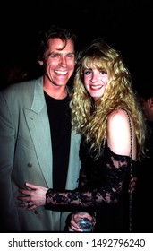 Los Angeles - September 22, 1992: Actor Jeff Conaway And His Wife Keri Leave The Peninsula Hotel.