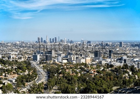 Los Angeles Skyline on a sunny day